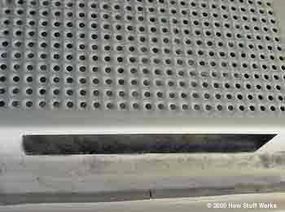 Lỗ cửa và khe lưu thông không khí