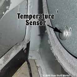 Cảm biến nhiệt độ phía trước - Hệ thống an toàn