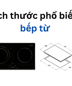 kích thước của bếp từ
