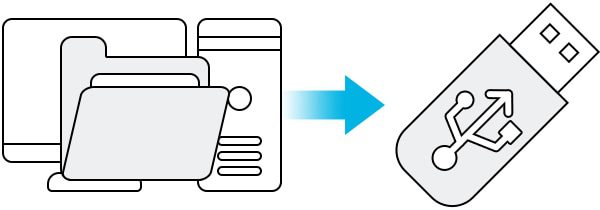 Giải nén nội dung cập nhật và lưu vào USB