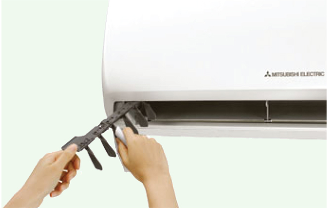 Cách vệ sinh cánh đảo gió để bảo dưỡng điều hoà Mitsubishi