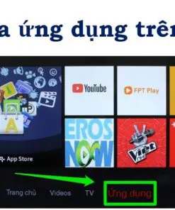 Cách tải và xóa ứng dụng trên tivi TCL