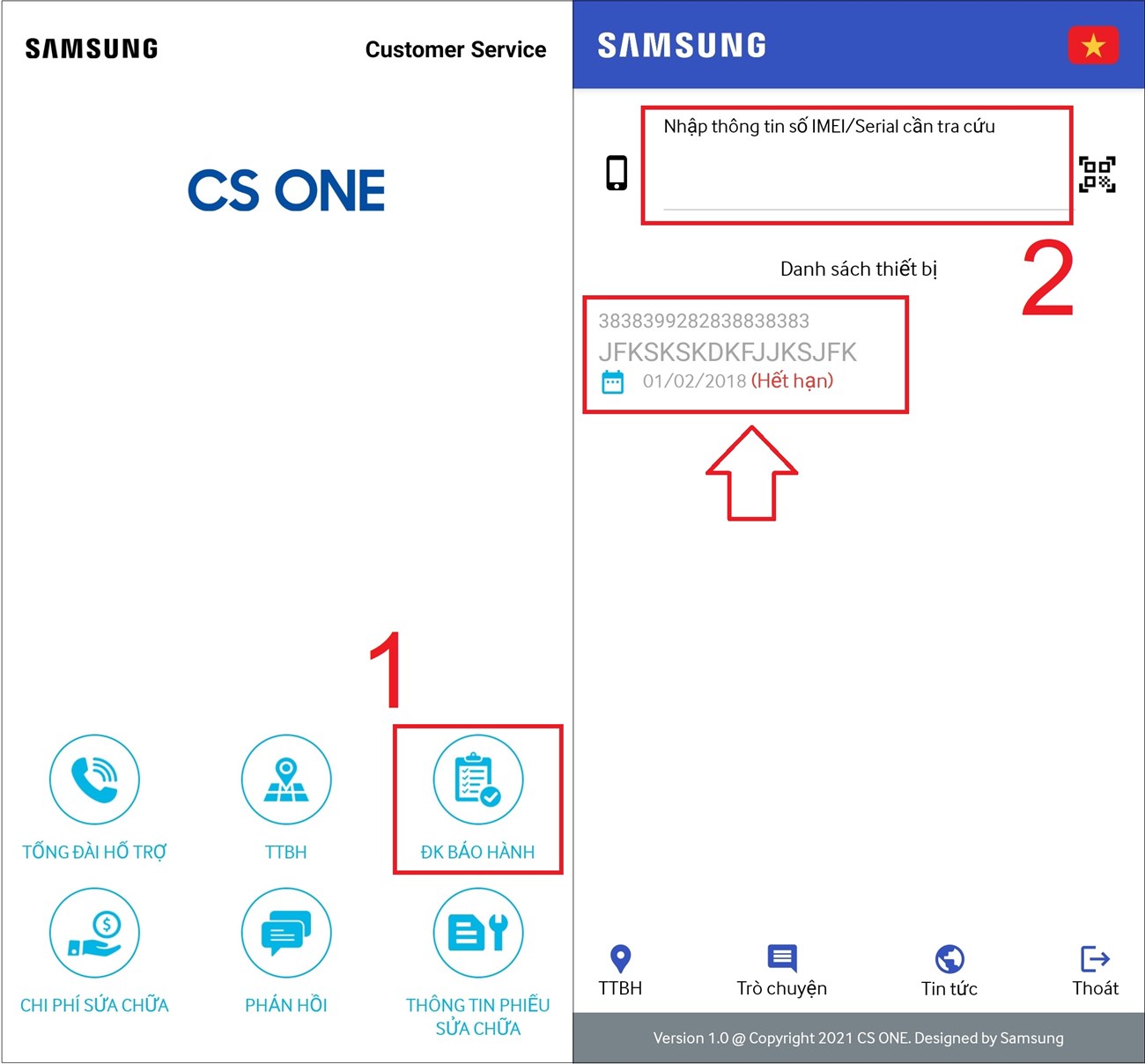 Hướng dẫn cách kích hoạt bảo hành tivi Samsung