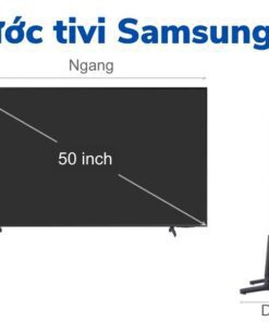 Kích thước tivi 50 inch Samsung