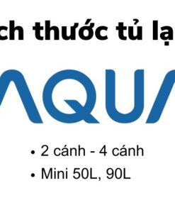 Kích thước tủ lạnh Aqua