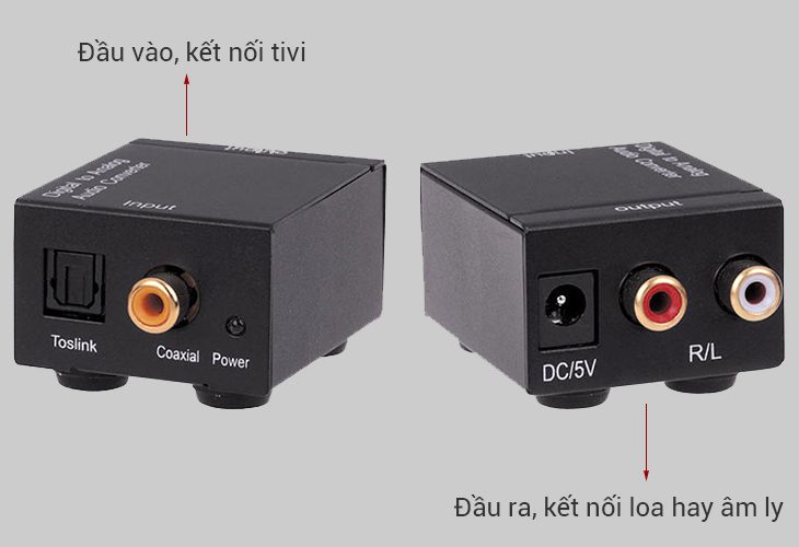 Bộ chuyển Digital to Analog Audio Bộ chuyển Digital to Analog Audio