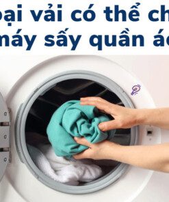 loại vải có thể sấy bằng máy sấy quần áo