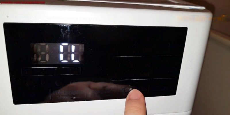 lỗi CL trên màn hình máy giặt LG