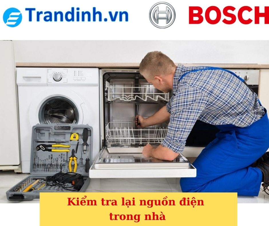 lỗi E27 máy rửa bát Bosch