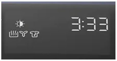 Màn hình hiển thị của máy sấy Electrolux UltimateCare 500