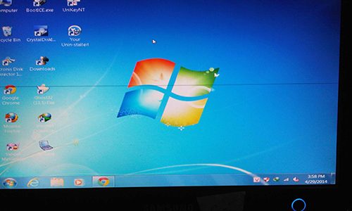 tivi samsung bị sọc đen màn hình