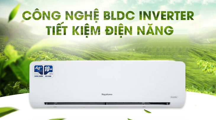 Tiết kiệm điện năng nhờ trang bị công nghệ BLDC Inverter