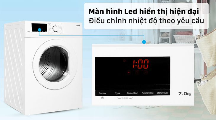 Máy sấy Galanz có thể tùy chỉnh nhiệt độ theo mong muốn