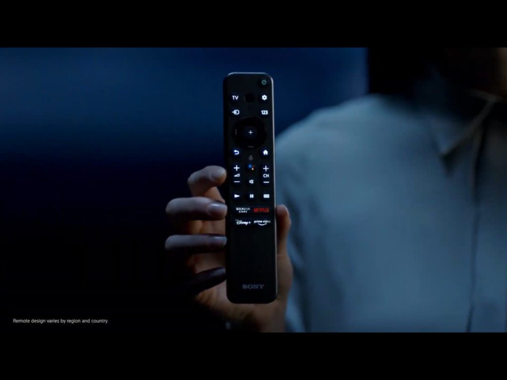 điều khiển từ xa thế hệ mới của các dòng tivi sony bravia vừa ra mắt