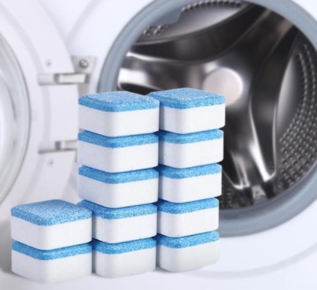 Cách vệ sinh máy giặt bằng viên tẩy