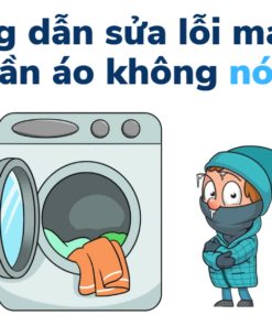 lỗi máy sấy quần áo không nóng