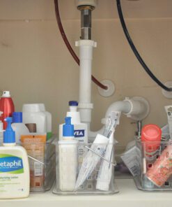 Mẹo sắp xếp và tận dụng không gian dưới bồn rửa bát