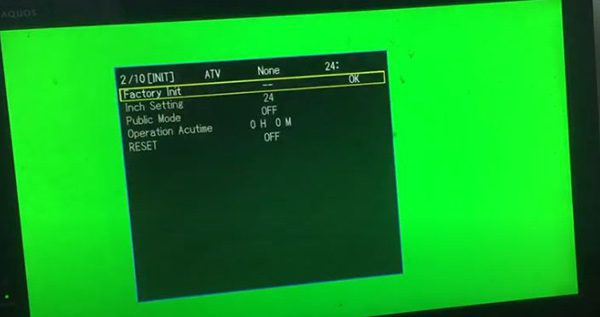 2.3. Reset lại hệ thống tivi Sharp