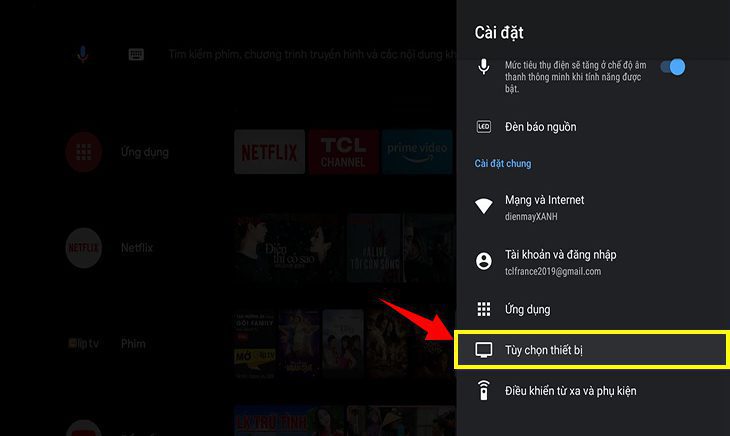 Tivi TCL không vào được Youtube do hệ điều hành đã cũ