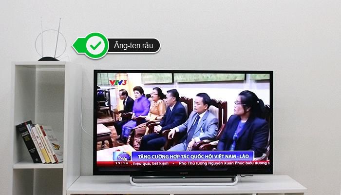 Bước 2: Lắp ăng-ten để thu sóng truyền hình
