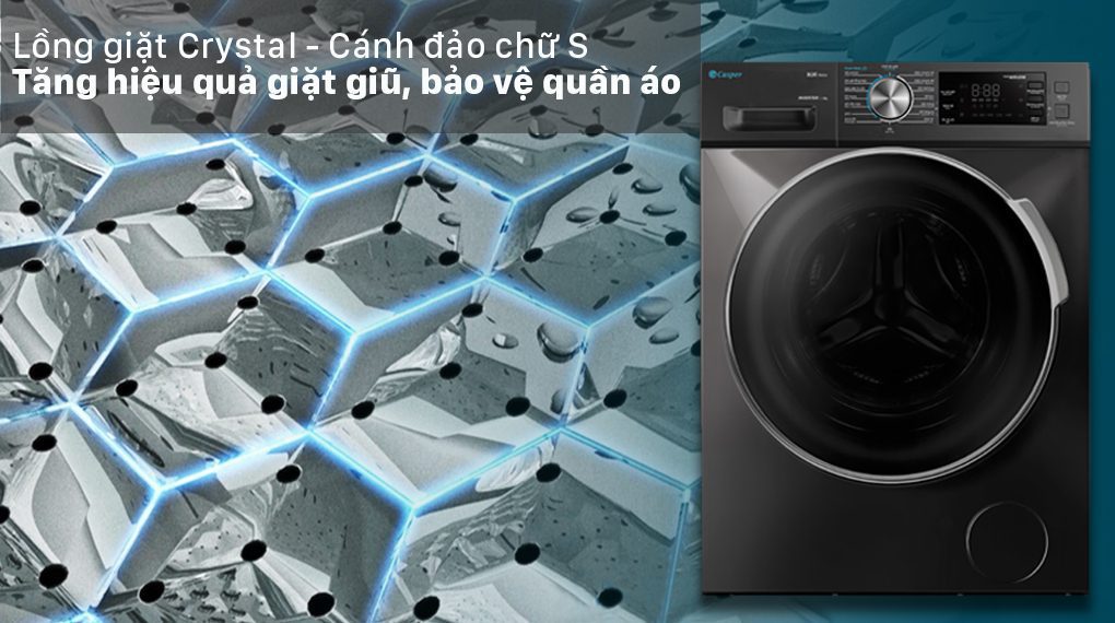 Tổng quan các dòng máy giặt Casper năm 2022 - Lồng giặt Crystal Tổng quan các dòng máy giặt Casper năm 2022 - Lồng giặt Crystal