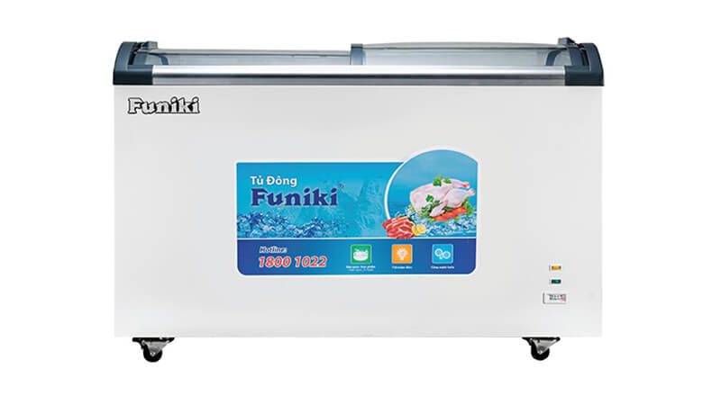 Tủ kem Funiki HCF-680S1PĐG.N - Top 5 tủ đông mặt kính cỡ nhỏ