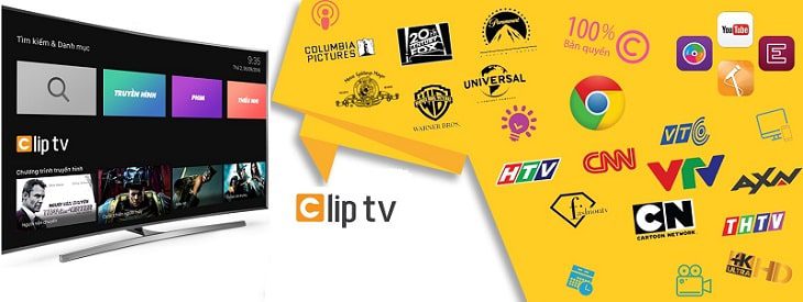 Ứng dụng Clip TV - các ứng dụng xem truyền hình trên tivi Samsung