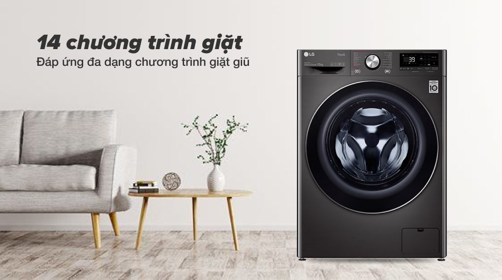 Máy giặt LG FV1410S3B Inverter 10 kg