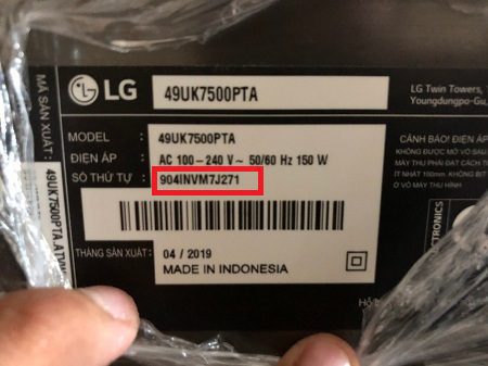 Vị Trí Serial Imei Của Sản Phẩm Lg 2